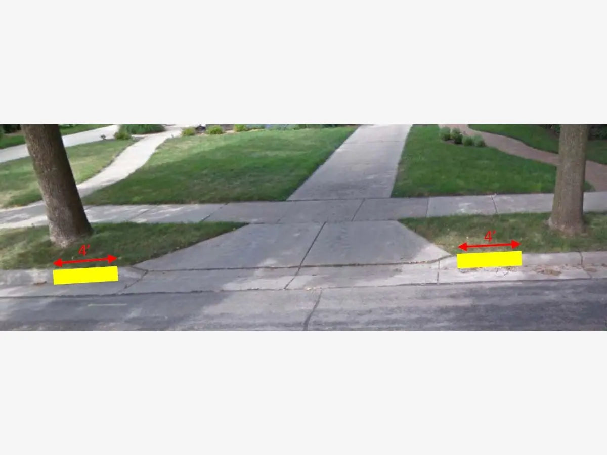 Both Sides of Driveway / Home